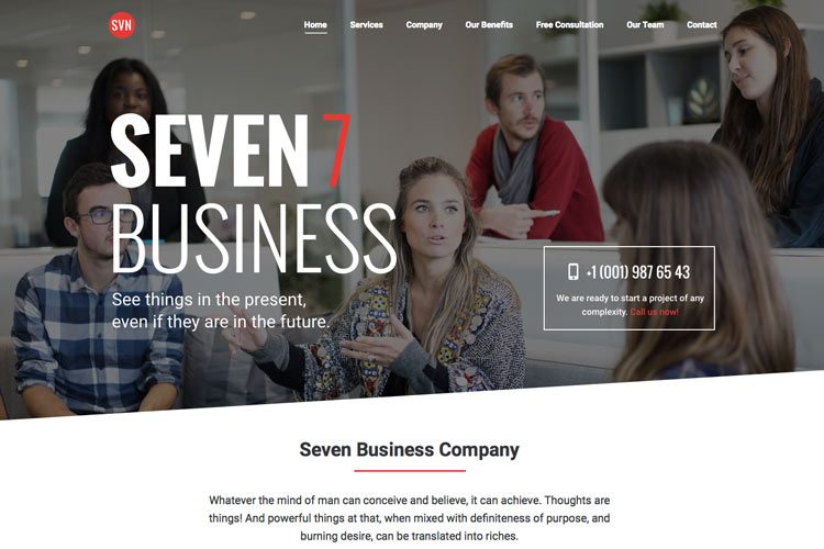 The7 - Business Onepage